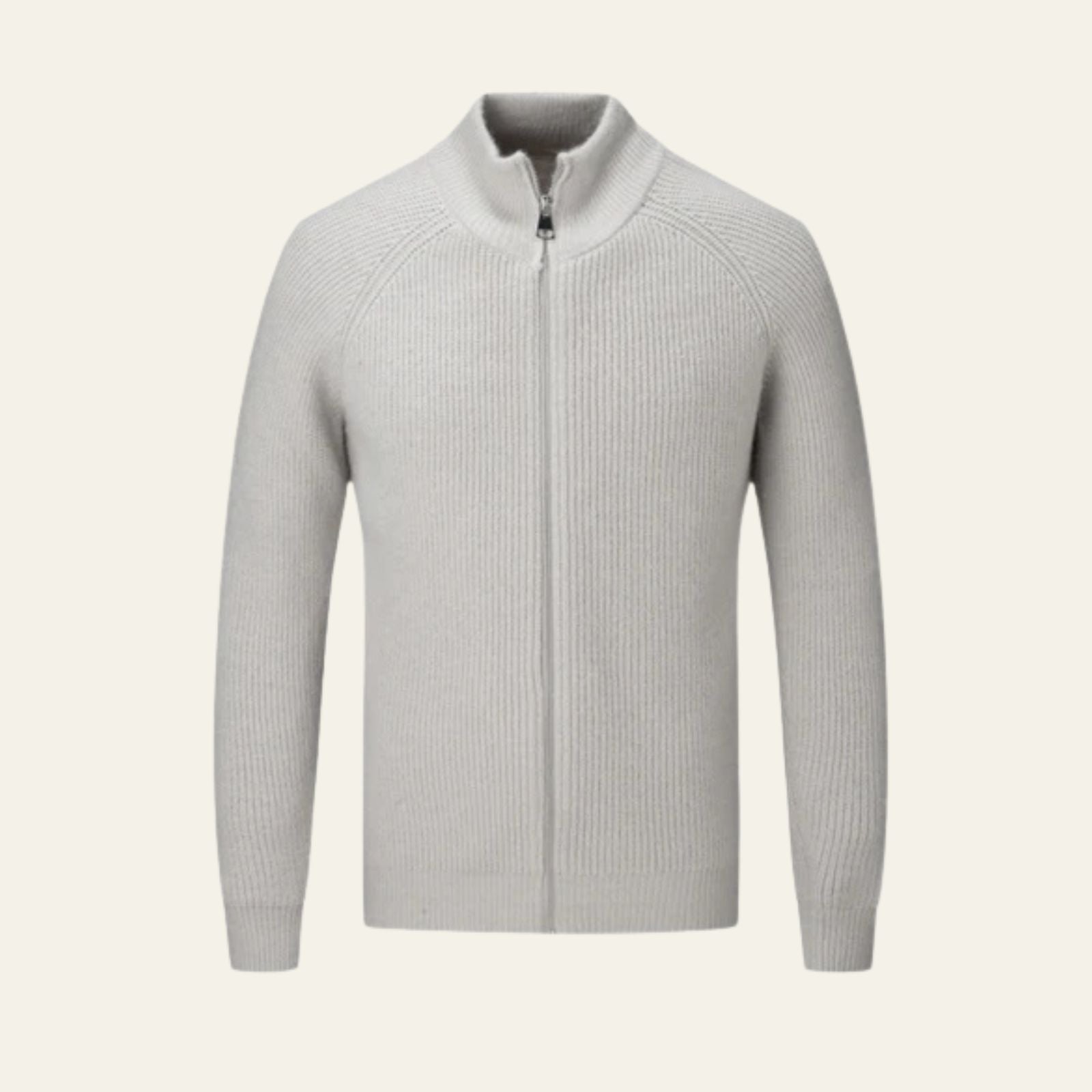 The Amalfi Wool Zipper Vest